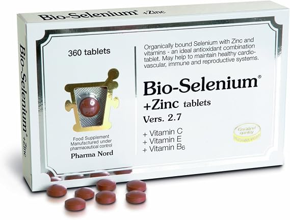 Pharma Nord Bio-Selenium + Zinc | Immune Support | 360 Tablets