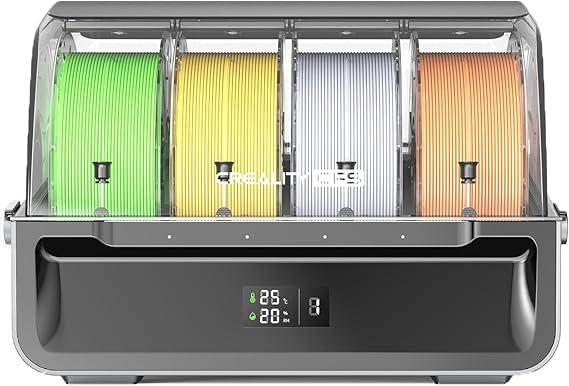 Creality CFS Filament System, Automatic Multi-Color Filament System for HI and K2 Plus 3D Printers, Automatic Filament Mapping, Filament Switching and Relays, Filament Dryer