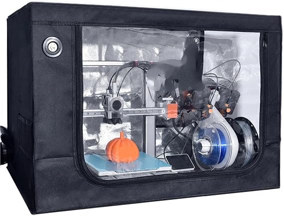 Compatible for Bambu Lab A1/A1 Mini 3D Printer Enclosure, Fire Retardant & Waterproof(Shelter Ventilation)