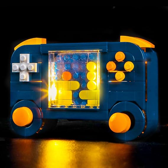 LocoLee LED Light Set Compatible with Lego 31380 Retro Gaming Console LED Decoration Lighting Kit Compatible with Lego 3-in-1 31380 Building Blocks Model, Only Lights Set, No Model