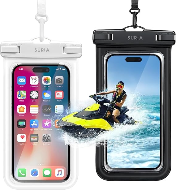 Smartphone Waterproof Case, IPX8, Fully Waterproof, Fits up to 6.5 inches
