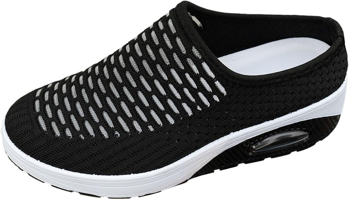 Women's Orthopedic Clogs, with Arch Support Air Cushion Shoes, Orthopedic Slip On Shoes, Lightweight Outdoor Walking Comfortable