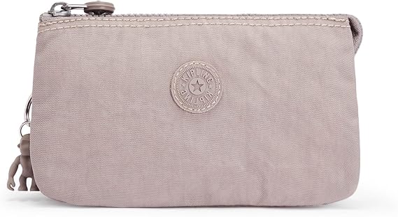 Kipling Creativity L Large Purse Pouch Cases Grey Grey