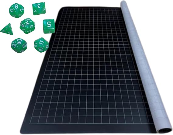 Chessex DnD Battle Mat | RPG Game Mat | Role-Playing Game Battle Maps