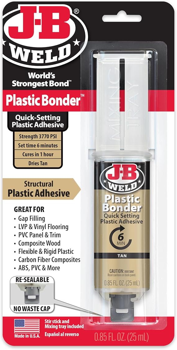 JB Weld TRA50133-TEX Plastic Syringe Light Brown Pack of 1