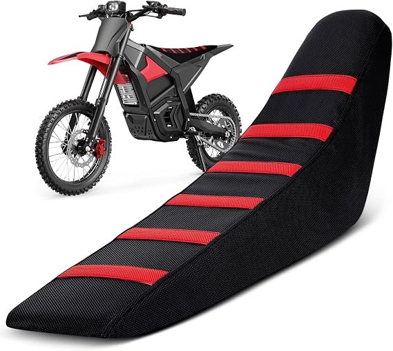 Ebike シートカバー Yozma In 10 エレクトリックダートピットバイク オートバイ 滑り止め ソフトクッション レッド