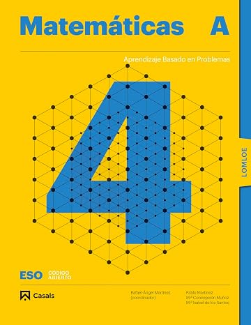 Matemáticas 4 A ESO LOMLOE