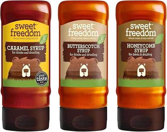 Sweet Freedom Dessert Classics Syrup Bundle 350 g (Pack of 3)