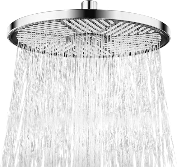 High Pressure Rainfall Shower Heads, 10 Inch