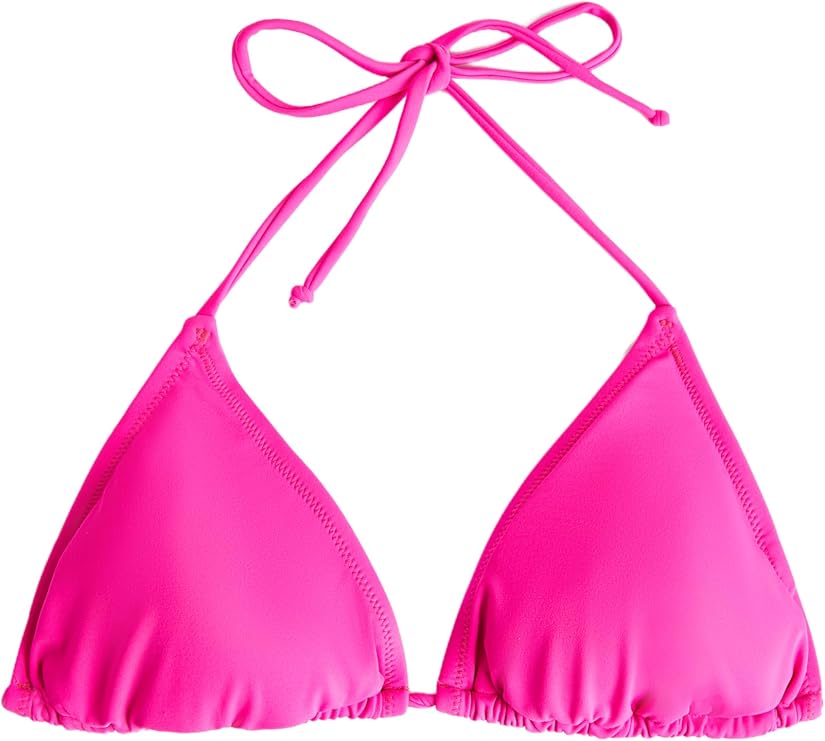 Üçgen Bikini Üstü Çapraz Basic Kaplı