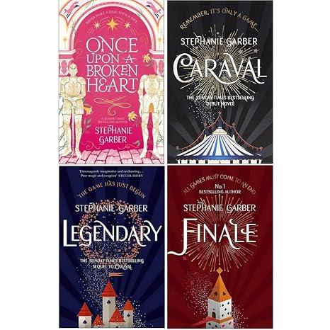 Once Upon a Broken Heart [Hardcover], Caraval, Legendary, Finale By Stephanie Garber 4 Books Collection Set