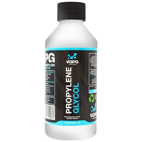 Propylene Glycol Pharmaceutical Grade (250 ml) USP/EP Highest Purity PG Liquid for Industrial, Cosmetic, Personal Care and General Purpose Use