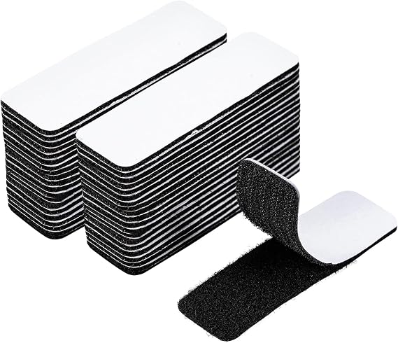 40 Pack Hook and Loop Tape Heavy Duty 1x4 Inch