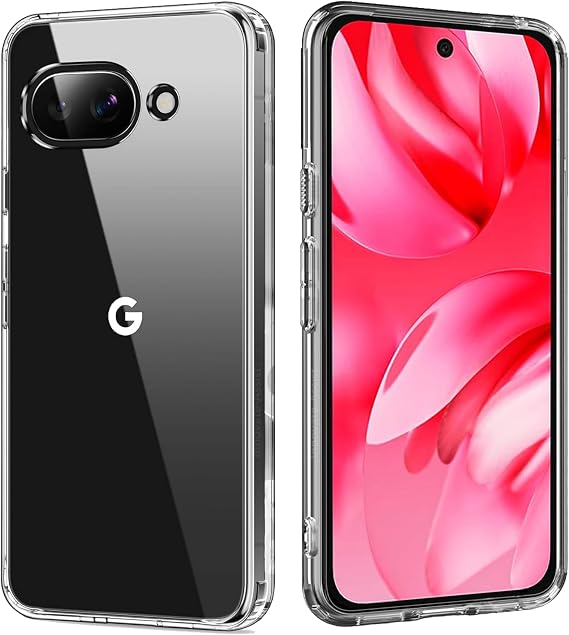 Phone Case Compatible with Google Pixel 9a Case with Camera protection, Slim Soft TPU Shockproof Anti-Scratch for Google Pixel 9a Phone Case Silicone Clear
