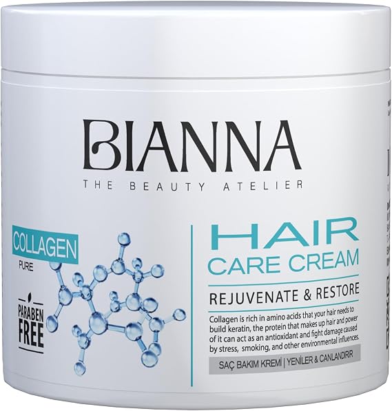 Saç Kremi Collagen Canlandıran ve Güneşten Koruyan Saç Bakım Kremi - 500ml