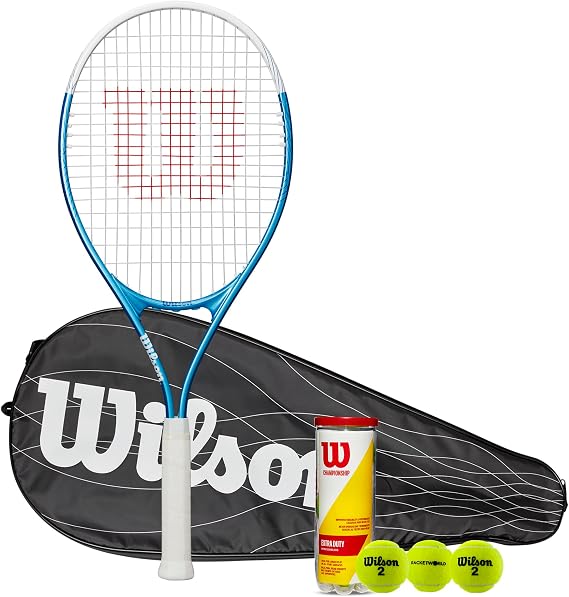 Wilson Ultra Power 112 XL Racket 2025 (Tennis Racket, Performace Cover & Tennis Balls, Grips Size L3 (4 3/8"))