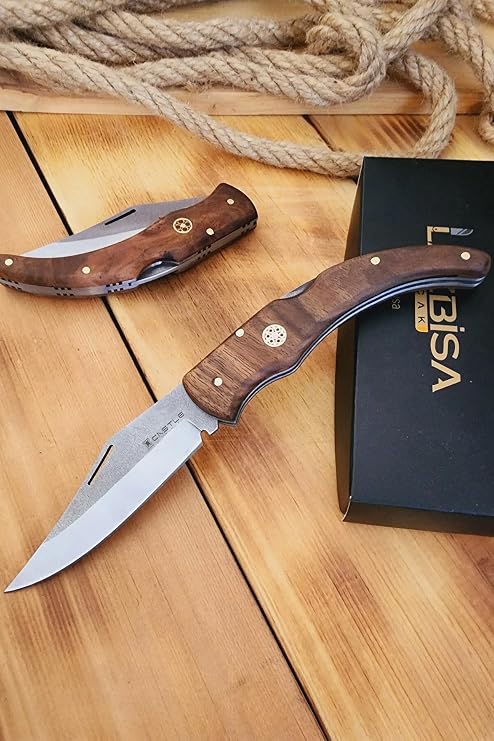 Ceviz Sap Çakı Kamp Çakısı Outdoor Piknik Çakısı Bahçe Çakısı Mutfak Bıçak Bıçağı (ÇK108)
