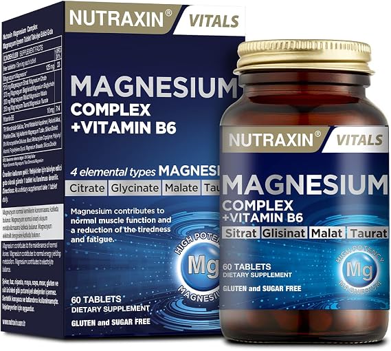 Nutraxin Magnesium Complex Food Supplement, 60 Tablets