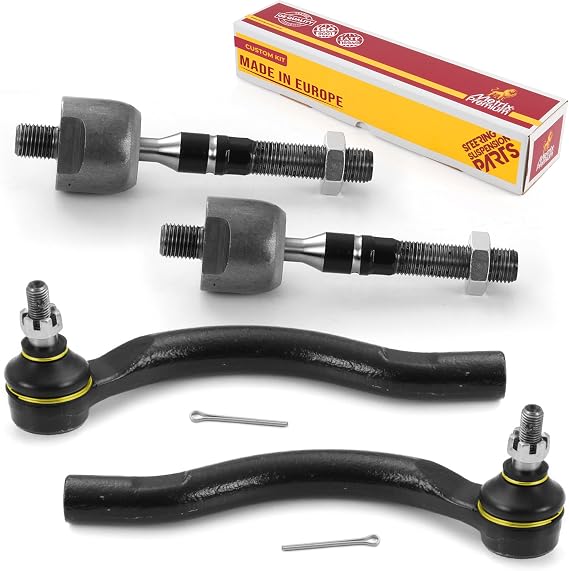 Metrix プレミアムシャーシパーツ - 4 PC インナー&アウタータイロッドエンドキット 2005-2007 ホンダ アコード、2003-2007 ホンダ アコード、2003-2004 ホンダ アコード、交換用 EV80208、ES80288、ES80287、ヨーロッパ製