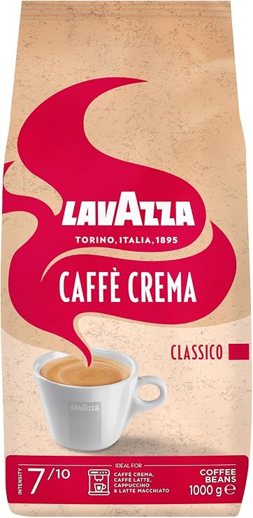 Lavazza, Caffè Crema Classico Coffee Beans, 1 kg