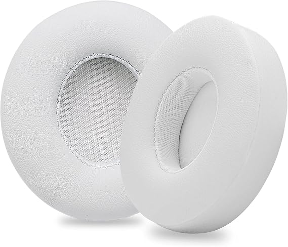 Replacement Ear Pads for Beats Solo 2 and Solo 3 Headphones, White