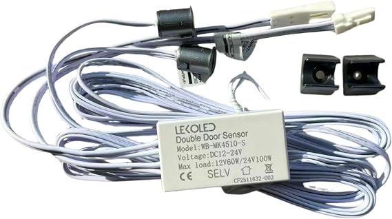 ÇİFT KAPAK SENSOR MOBİLYA DOLAP 12-24V 5A [Enerji Sınıfı A]