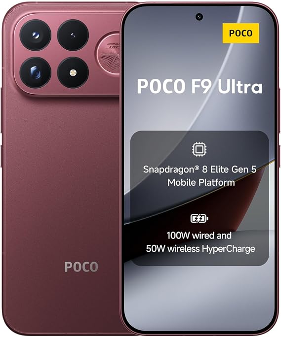 POCO F9 Ultra, Smartphone 16+512, Dark cherry, 8050mAh, 100W charging