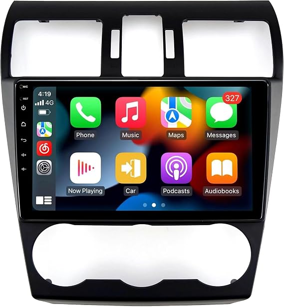 UPGRADED 9 Inch Android Car Stereo Carplay/Android Auto for SUBARU FORESTER 2015-2018/ IMPREZA/XV 2015> /CROSSTREK 2016-2017/WRX/LEVORG 2014+