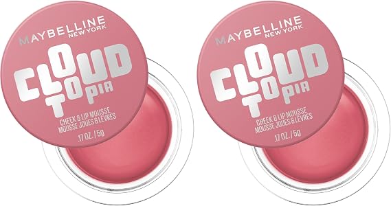 Maybelline New York Cloudtopia Köpük Dokulu Mat Allık 08 Enchanted Mauve (2 paketi)