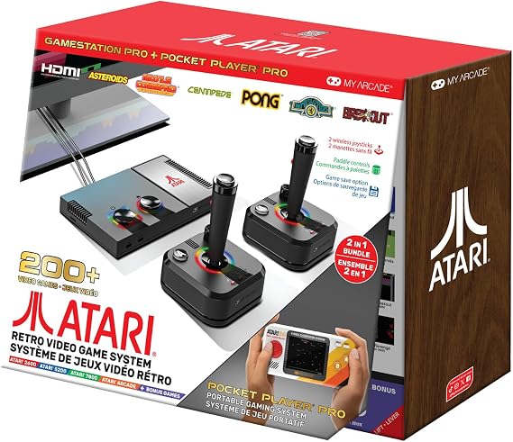 My Arcade Atari GameStation Pro + Pocket Player Pro