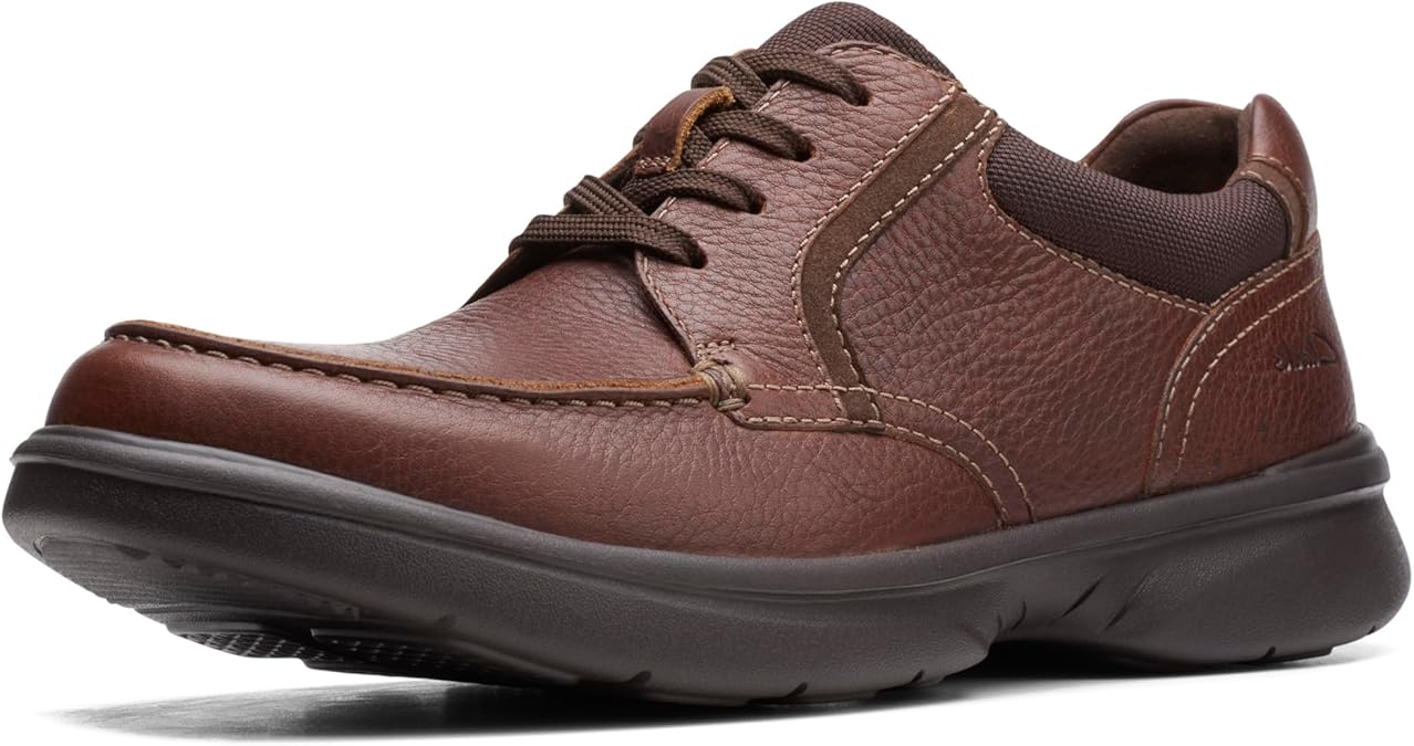 Clarks Men's Bradley Vibe Oxford, Tan Tumbled, 11 UK