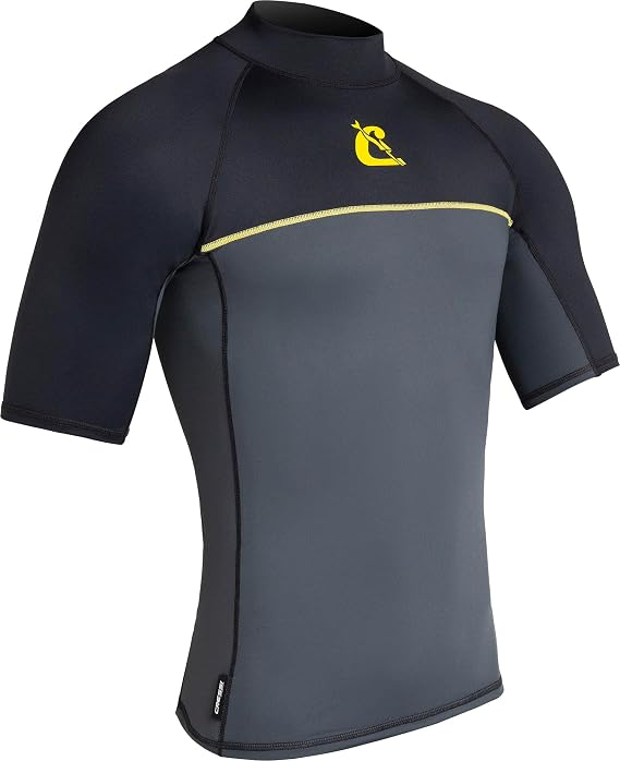 Cressi Shield Man Rash Guard Short/SL - Protective Rash Guard for Sup and Water Sports, Men's
