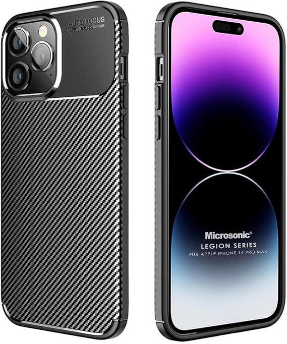 Microsonic Apple iPhone 14 Pro Max için Kılıf Legion Series Siyah [iPhone 14 Pro Max ile Uyumlu Kılıf - Siyah]