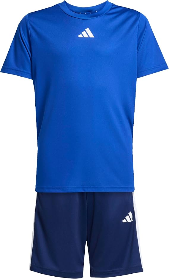 adidas Train Essentials üniseks çocuk tişörtü seti, koşu kıyafeti