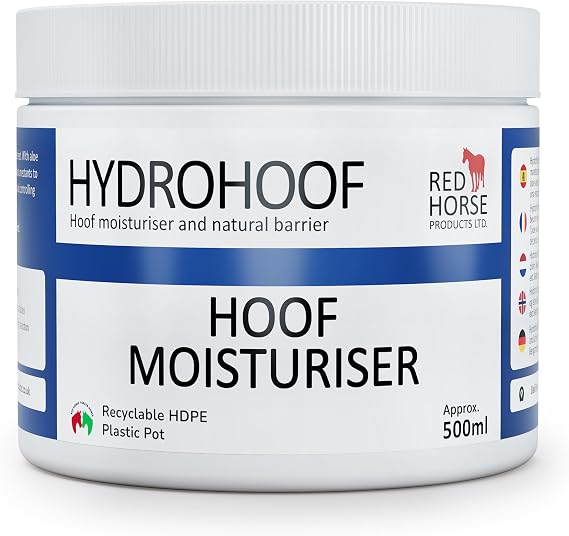 Hydrohoof - Horse Hoof Moisturiser (500ml) | Natural Hoof Conditioner and Barrier Cream | Moisture Balancing Hoof Dressing | Nourish & Protect | Natural Hoof Moisture Regulation