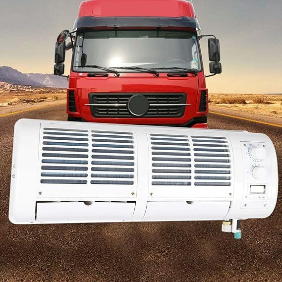 Auto Air Conditioners Wall For Car Caravan Truck Cooler fan Conditioner Conditioner Mini Small Portable Humidifier Bus LCD Liquid Crystal Display Manual Setting,12v [Energy Class A]