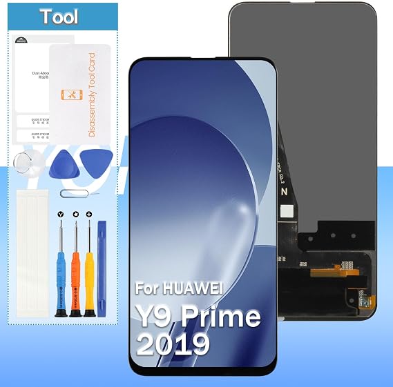 Yondista LCD Touch Screen Replacement for Huawei Y9 Prime 2019/P Smart Z/Enjoy 10 Plus | 6.59" LCD Display | Black | Tools Included