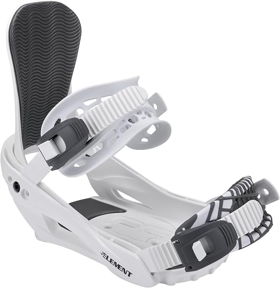 5th Element Summit Stealth Snowboard Bindings for Adults New or Replacement Snowboards. Universal Binding Disc and Hardware for Beginner to Advanced