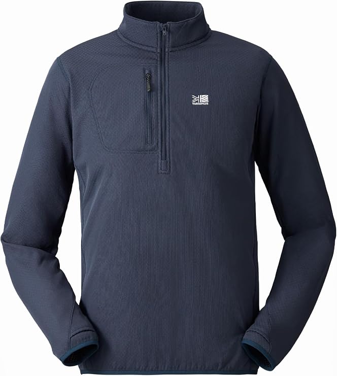octa thermal half-zip thermal moisture wicking quick drying