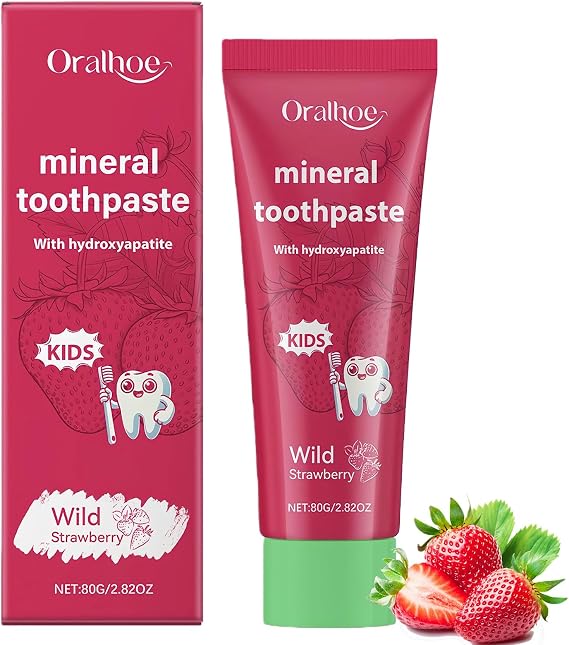 Toothpaste, Children's Toothpastes, Strawberry Flavor, Hydroxyapatite