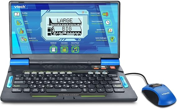 VTech Genio İki Dilli JuniorBook Çocuklar İçin Dizüstü Öğrenme