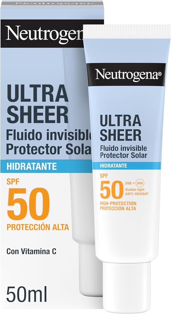 Neutrogena Ultra Sheer Solar Invisible Moisturizing Fluid SPF 50, 50 ml
