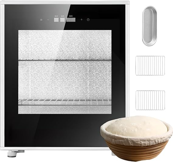 Bread Proofer Dough Riser - 40L with Temperature Control (20-50°C) and Humidity Control (60-90%) for Home Baking and Oven Fermentation