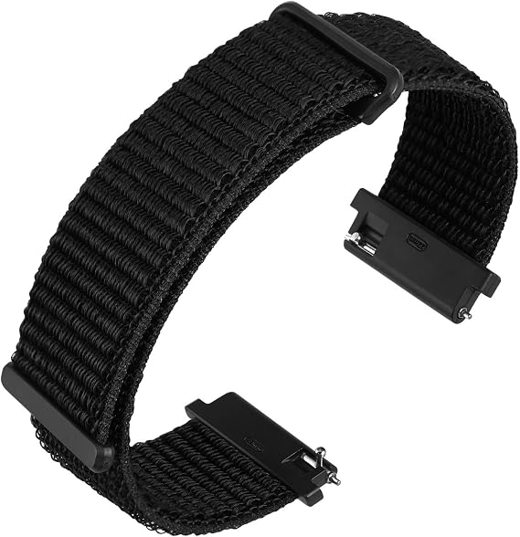 ANNEFIT Nylon Watch Strap, Quick Release Sport Watch Band for Men Women, Compatible with 16mm 18mm 19mm 20mm 21mm 22mm 24mm