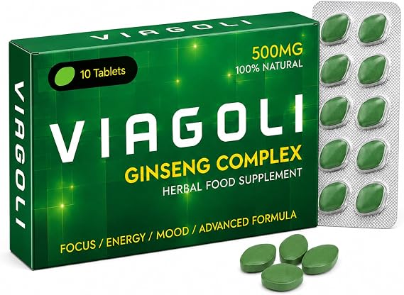 Green 500mg Ginseng | Stronger | Longer | Performance | Extra Strength Enhancing Tablets for Men | Stamina & Endurance Booster Supplement | 10