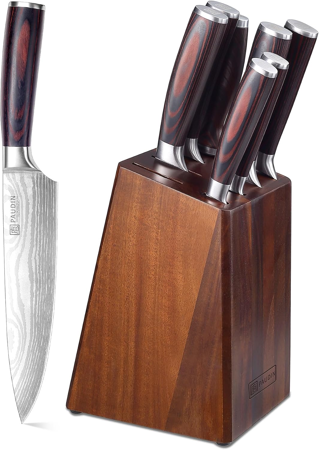 Paudin Knife Block Set 9 Pieces