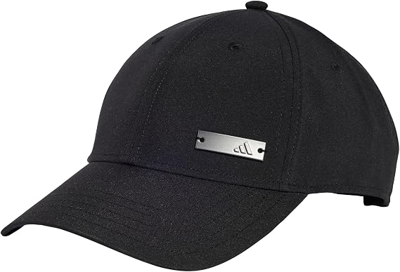 adidas Unisex Baseball Lightweights Metal Hat, Black, S-M