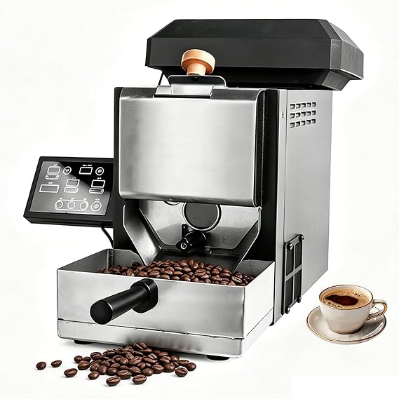 Coffee Roaster Machine, 700W Electric Bean Roaster with 200g Capacity