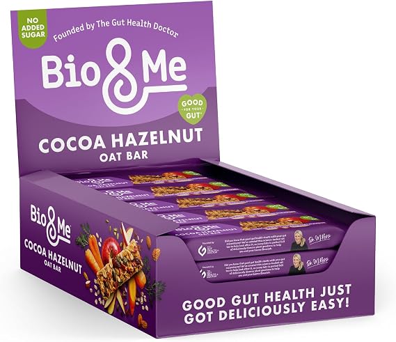 Bio&Me Cocoa Hazelnut Oat Bars (18 x 38g)