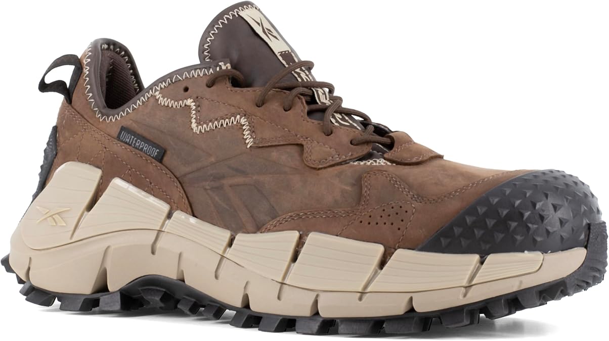 Reebok Men's Zig Kinetica Edge II Workwork and Safety, brown, 6 UK